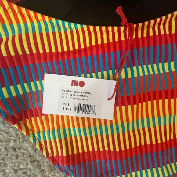 NWT SOLID & STRIPED: Revolve Brand! The Sarah Mosaic Cutout One Piece Swimsuit - Picture 7 of 8